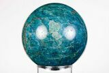 Bright Blue Apatite Sphere - Madagascar #198759-1